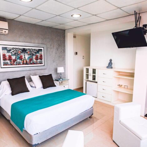 Dos villas equipadas con aire condicionado y baño